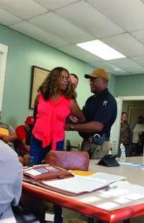 Alderwoman arrested on felony at meeting The Northside Sun